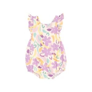 Angel Dear Painty Daisy Sunsuit 0-3M